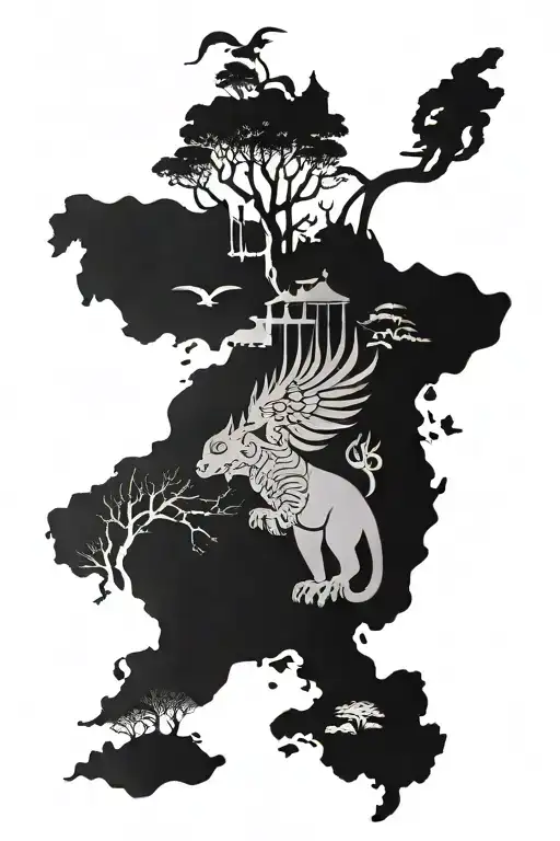 cultural tattoo, australia, japan, china, south east asia, african safari, spain tattoo design idea