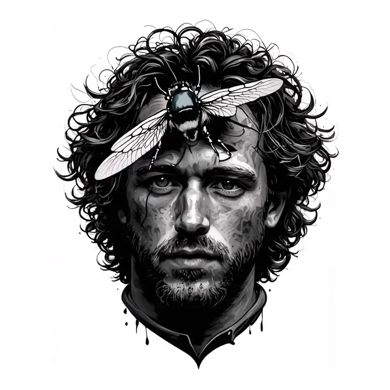 Ben Howard black flies tattoo design idea