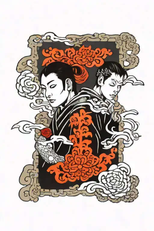 lucky ticket tattoo design idea