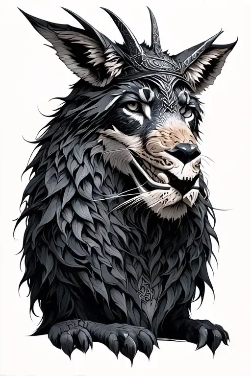 EIR STEGALKIN with NORN TOTEMS Animals tattoo design idea