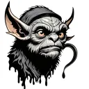 coffee goblin tattoo design idea