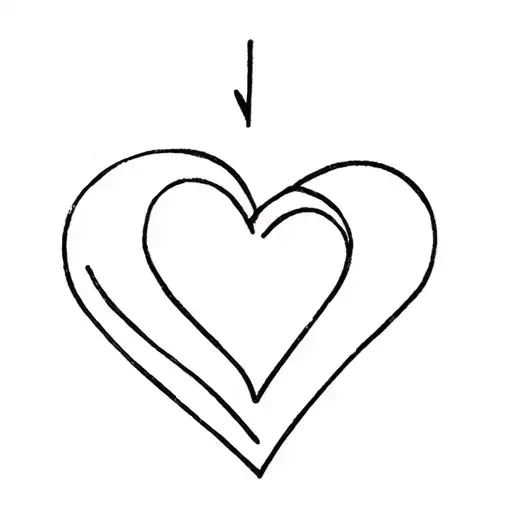 Name Lukas Fineline Herz tattoo design idea