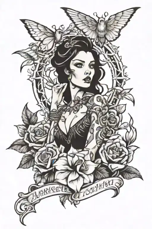 hopeless, lost, awaken, arise tattoo design idea