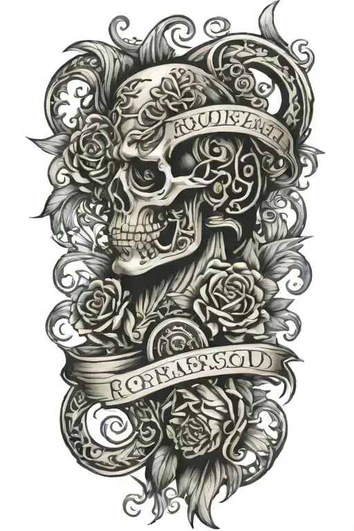 Romans 8:11 tattoo design idea