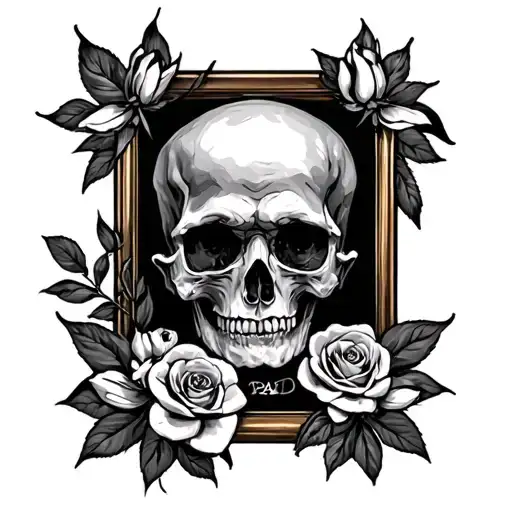 Rest In Peace Dad tattoo design idea