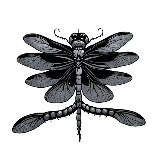 Dragonfly Mandala tattoo design idea