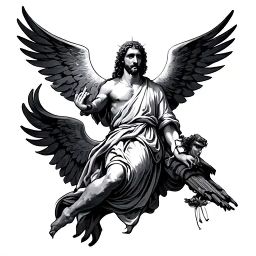 St Gabriel tattoo design idea