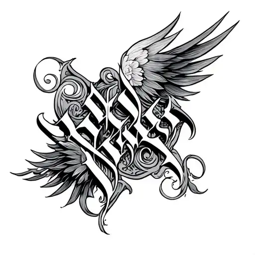 Joachim ambigram tattoo tattoo design idea