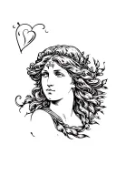 Aphrodite the goddess of love tattoo tattoo design idea