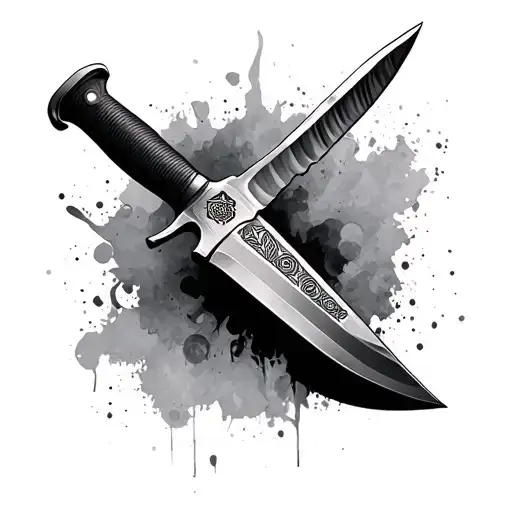 Far Cry 3 knife tattoo design idea