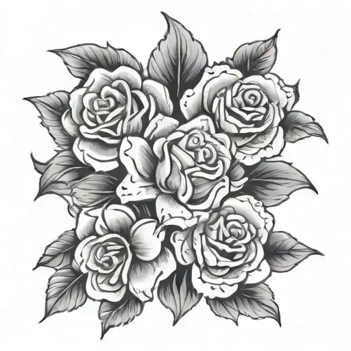 3 Inch tattoo design idea