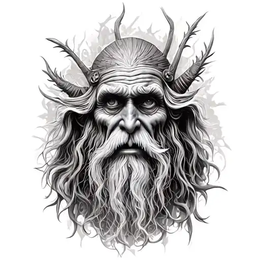 Baba Yaga tattoo design idea