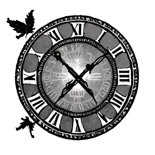 2004 Roman Numerals tattoo design idea