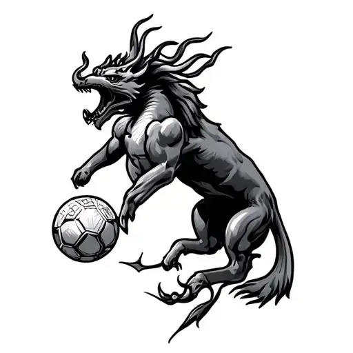 Manchester united devil tattoo design idea