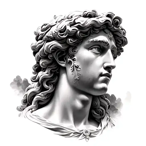 hestia greek god tattoo design idea