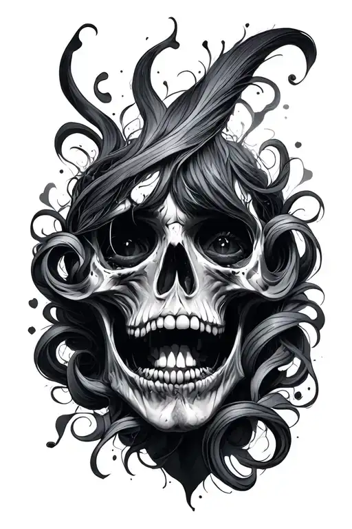 Anxiety tattoo design idea