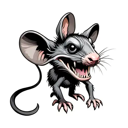 Rat Fink tattoo design idea