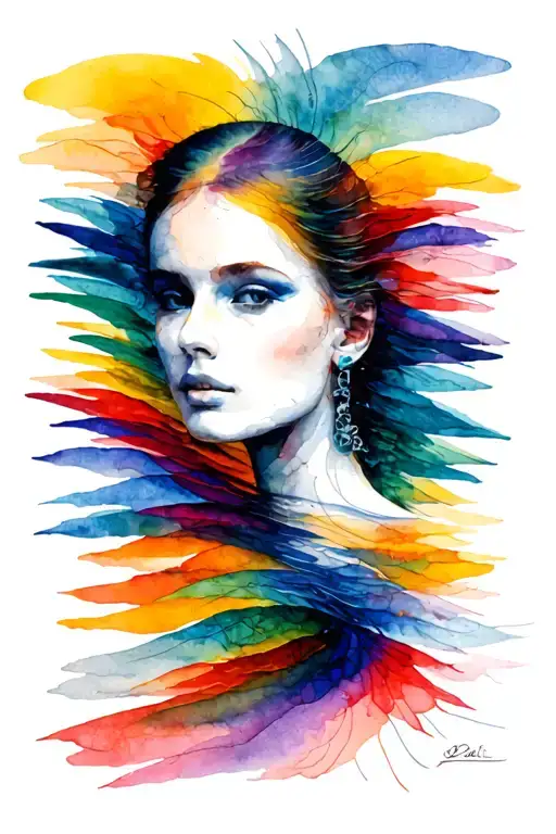 Abstract. lines that point a ways we imagine. salvador dali, light, travel, thin lines all the body tattoo design idea