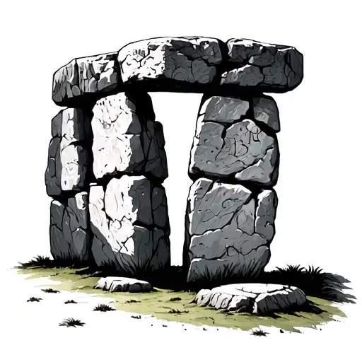 Stonehenge tattoo design idea