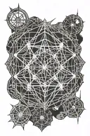 helm of awe & web of wyrd tattoo design idea
