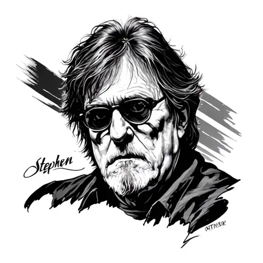 Stephen King tattoo design idea