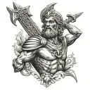 Odysseus tattoo design idea