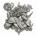 Odysseus tattoo design idea