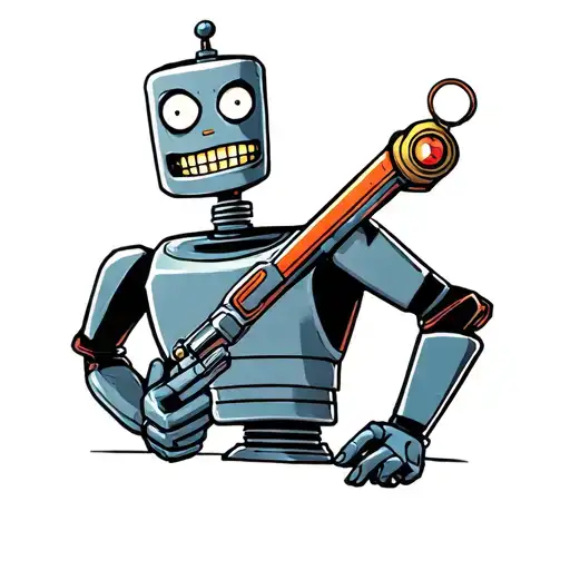 Bender futurama tattoo design idea