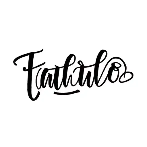 two simple lines with the name written inside tattoo design idea