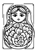 nesting dolls tattoo design idea