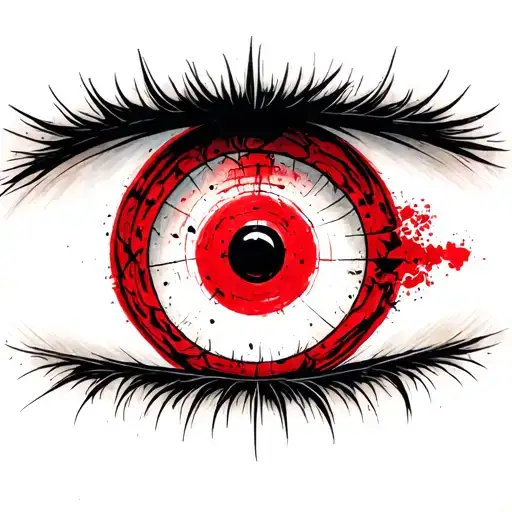 Sharingan eye with itachi crow with sharingan tattoo design idea
