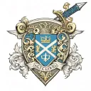 sword scotland coat of arms tattoo design idea