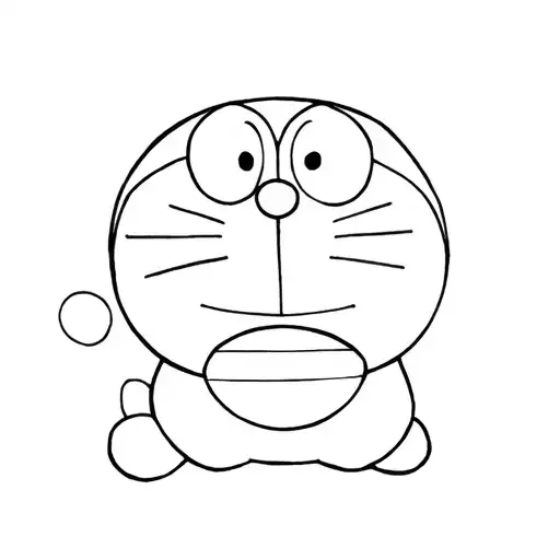 Doraemon tattoo design idea