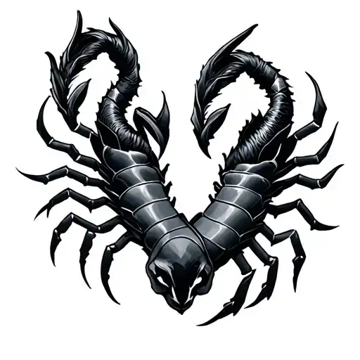 Sagittarius And Scorpio tattoo design idea