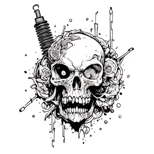 Shock Absorber tattoo design idea