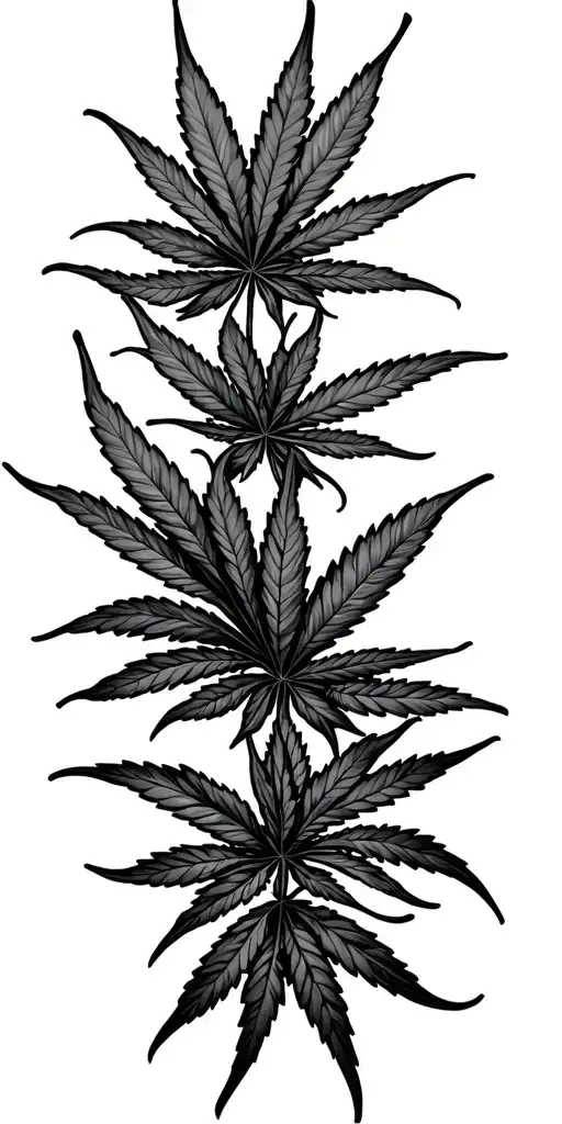 travel weed strength love peace sign tattoo design idea