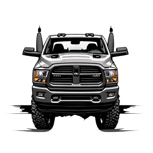 Dodge Ram tattoo design idea