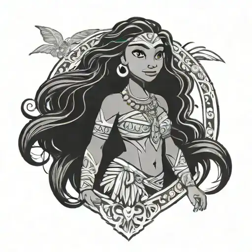 moana tattoo design idea