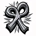 Ankh tattoo design idea