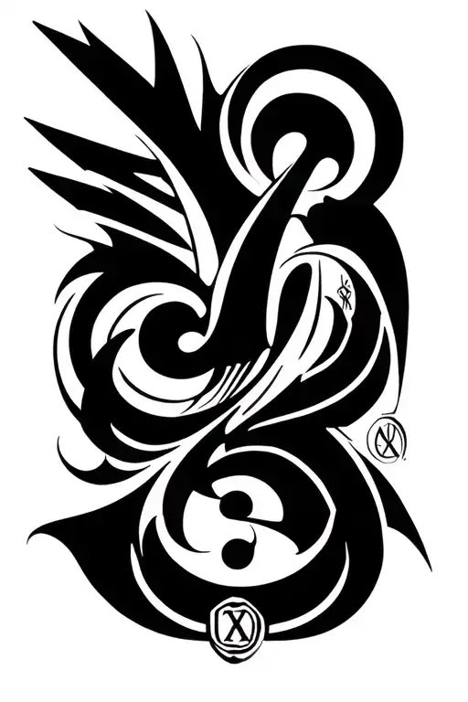 1969 In Roman Numerals tattoo design idea