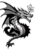 irish leprechaun dragon tattoo design idea