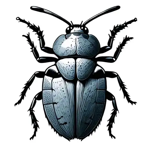 stink bug with autism puzzle wings  tattoo design idea