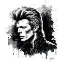 David Bowie tattoo design idea
