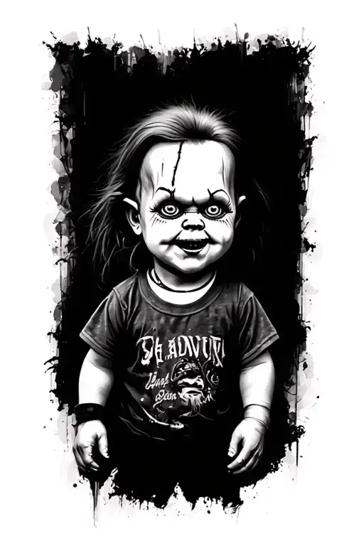Chucky tattoo design idea