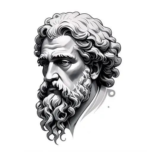 In-yo on the right, on the left Aristotle tattoo design idea