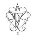 "MIRM" Runes: Write the runes in a clean, simple style, using straight lines of consistent thickness (approximately 0.5mm thick if scaled for a medium-sized tattoo). Keep even spacing between the runes. Orient the runes vertically, or at a slight angle to follow the curvature of the forearm. tattoo design idea