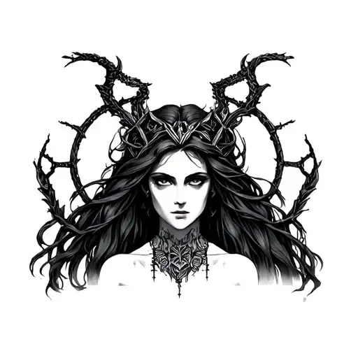 Hecate Goddess tattoo design idea