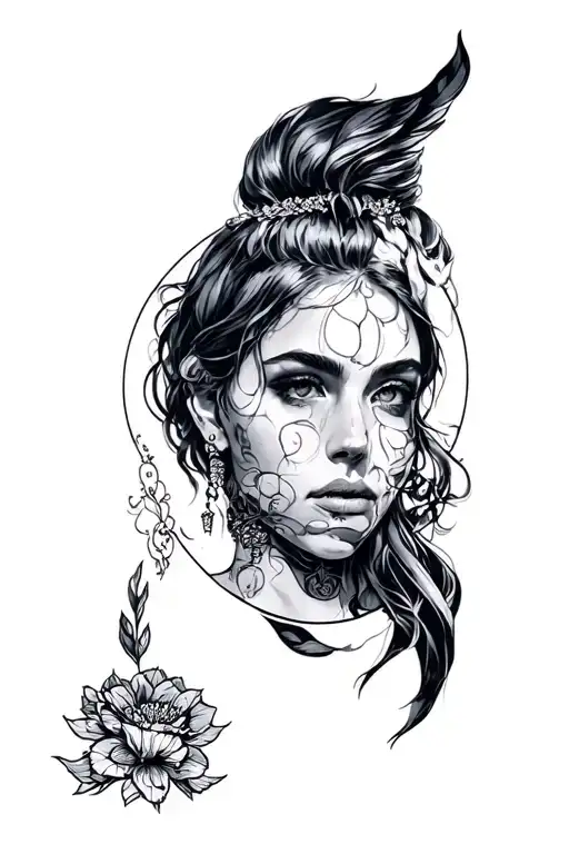 moment die memento live tattoo design idea