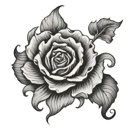 Design a tattoo featuring a mysterious smile with hidden meanings tattoo design idea
