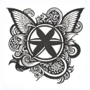 no problem symbol tattoo design idea